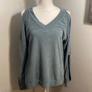 Blue Ivy Sage Open Arm Sweater